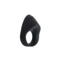 Zaawansowany pierścień na penisa BLACK z 20 funkcjami wibracji, silikonowy, wodoodporny