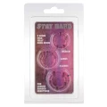 Pierścienie erekcyjne silikonowe Stay Hard - Zestaw 3 w kolorze różowym