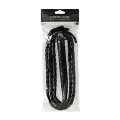Bicz BDSM z plecionej skóry Premium Bonded, lekki, kompaktowy, 37 cm długości