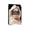 Elegancka czarna maska koronkowa - Empress Black Lace Mask z wysokiej jakości materiałów
