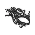 Elegancka czarna koronkowa maska wenecka – Royal Black Lace Mask