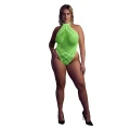 Body halter w neonowej zieleni, idealne dopasowanie, XL/XXXXL