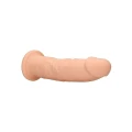 Dildo silikonowe bez kulek, 22,8 cm, realistyczne, termoelastyczne, kolor cielisty