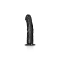 Realistyczny dildo zakrzywione z przyssawką - 20,5 cm, idealne do stymulacji punktu G
