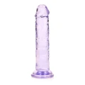 Realistyczne dildo straight z przyssawką, 6'' (15,5 cm), materiał TPE, wodoodporne.