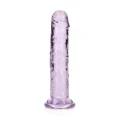 Realistyczne dildo straight z przyssawką, 6'' (15,5 cm), materiał TPE, wodoodporne.