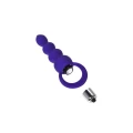 Anal plug silikonowy Twist by Toyfa, 14 cm, średnica 3.2 cm, fioletowy