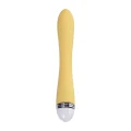 Wibrator Flovetta Toyfa Calla, silicone, anatomiczny, 10 trybów, 22 cm, żółty