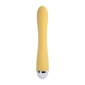 Wibrator Flovetta Toyfa Calla, silicone, anatomiczny, 10 trybów, 22 cm, żółty