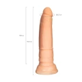 Dildo realistyczne A-TOYS, TPE, skóra, długość 18 cm, przysysająca podstawa