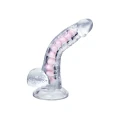 Elastyczne dildo do stymulacji punktu G A-Toys Paret, przezroczyste, 18 cm