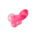 Dildo realistyczne A-Toys Fush, TPE, różowe, 18 cm, z przyssawką, elastyczne
