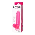 Dildo realistyczne A-Toys Fush, TPE, różowe, 18 cm, z przyssawką, elastyczne