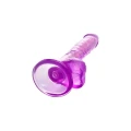 Elastyczne dildo realistyczne A-Toys Celiam, TPE, fioletowe, 20,5 cm