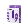 Stymulator łechtaczki A-Toys Cony Vibro, silikonowy, z pilotem, 20 trybów, fioletowy