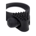 Pierścień erekcyjny A-Toys BRID z wibracjami, silikonowy, czarny, 6,3 cm