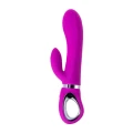 Stymulator łechtaczkowy JOS JOLY, wibrator z trybem WOW, silikon, 19,6 cm, fuksia