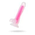 Świecące dildo Peter Glow TOYFA, długość 16,5 cm, realistyczny design, silikon