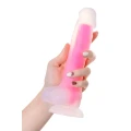 Świecące dildo Peter Glow TOYFA, długość 16,5 cm, realistyczny design, silikon