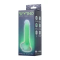 Dildo świecące w ciemności, 20 cm, z silikonu, BEYOND BY TOYFA Wade Glow Zielony