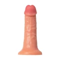 Realistyczne dildo Caliber 16/4, PVC, 16 cm długości, 4 cm średnicy, z przyssawką