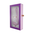 Dildo strapless dla par, rozmiar S, 18,4 cm, super miękki silikon, wodoodporny, fioletowy