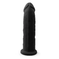 Dildo realistyczne z podwójną gęstością, 22,9 cm długości, hipoalergiczne, mocna przyssawka