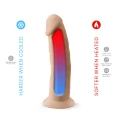Dildo silikonowe S.D Model 2, realistyczne, długość 19 cm, średnica 4,6 cm, przyssawka
