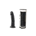 Dildo realistyczne z silikonu, model S.D 2, długość 19 cm, średnica 4,6 cm, czarne