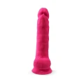 Realistyczne dildo silikonowe (38 cm) z przyssawką, różowe