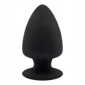 Korek analny Plug-SD Model 1 L Czarny - silikonowy, z regulowaną twardością