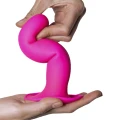 Dildo o podwójnej gęstości SILEXPAN, długość 6,8 cala, różowy, silikoon premium