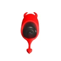 Stymulator-wibrator do towarzystwa - Mini wibrator w kształcie diabła, 9,5 cm