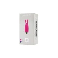 Stymulator łechtaczkowy - Kompaktowy wibrator silikonowy RabbitPink 8,5 cm