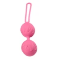 Kulki do pochwy Geisha Lastic Balls - silikonowe, pale pink, 3,3 cm, 16,5 cm