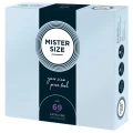 Prezerwatywy Mister Size 69 mm, ultra cienkie, 36 sztuk, lateks naturalny, wegańskie