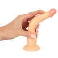 Realistyczne dildo PVC, kolorowe, długość 18 cm, średnica 2,3-2,8 cm, z przyssawką