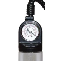 Pompka do penisa Deluxe z przezroczystym cylindrem, regulatorem ciśnienia, 30 cm