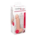 Dildo realistyczne 17 cm z PVC, wyraźne detale, elastyczne, do użytku solo i dla par.