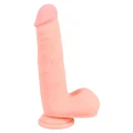 Realistyczne dildo silikonowe medyczne 20 cm z funkcją przyssawkową
