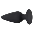 Wtyczka analna Black Velvets Heavy Plug M, silikonowa 75g, stożkowy kształt, bezpieczna