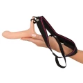 Silikonowy strap-on z przedłużeniem 5 cm dla par - elastyczny pas biodrowy included