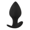 Zestaw 3 wtyków analnych z miękkiego silikonu, rozmiary 3 cm - 4,6 cm, Black Velvets