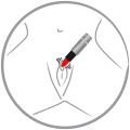Wibrator do ciała w kształcie szminki z regulowanymi wibracjami, 8,7 cm