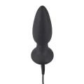 Zaawansowany korek analny Black Velvets z rotacją i zdalnym sterowaniem 7 trybów