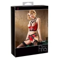Shelf Bra Set red 85C/L