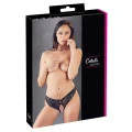 Majtki koronkowe bez kroku M - elegancka bielizna z wysokiej jakości poliamidu i elastanu