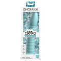 Dildo z silikonu platinum, 19,7 cm, z przyssawką, DP Wild Thing Teal 7 cali