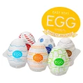 Zestaw 6 jednorazowych masturbatorów Tenga Egg Variety - Standard, różnorodne struktury