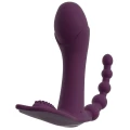 Wibrujące majtki ARIVA RC Panty Vibrator – potrójna stymulacja, zdalne sterowanie, 10 trybów